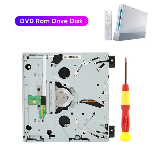 Udskiftning DVD Rom-drev Dual IC Disc Reparationsdel til Nintendo til Wii D2E Konsol
