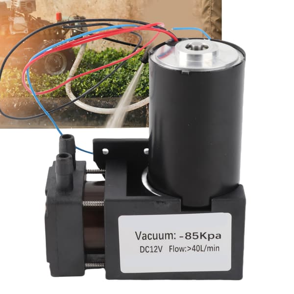 12V DC Borstlös Mini Vakuumpump Tyst Industridel VN-C4