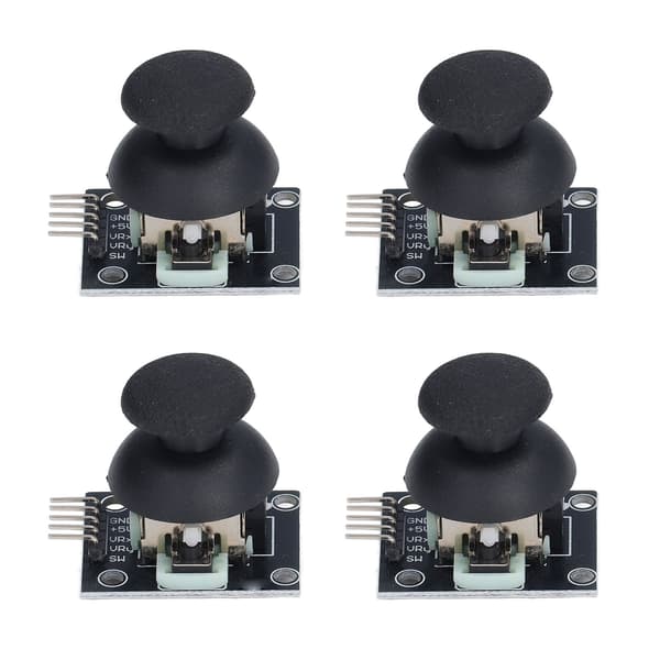 4 st 5-stifts joystick-sensor dubbelaxlig XY-kontrollsats för PS2-spelkonsol