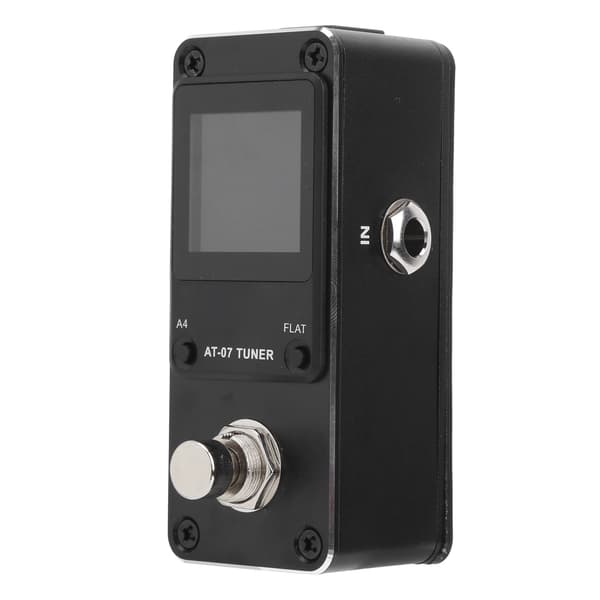Elgitarrpedaltuner Bas 430‑450Hz True Bypass-omkopplare Aluminiumlegering AT‑07