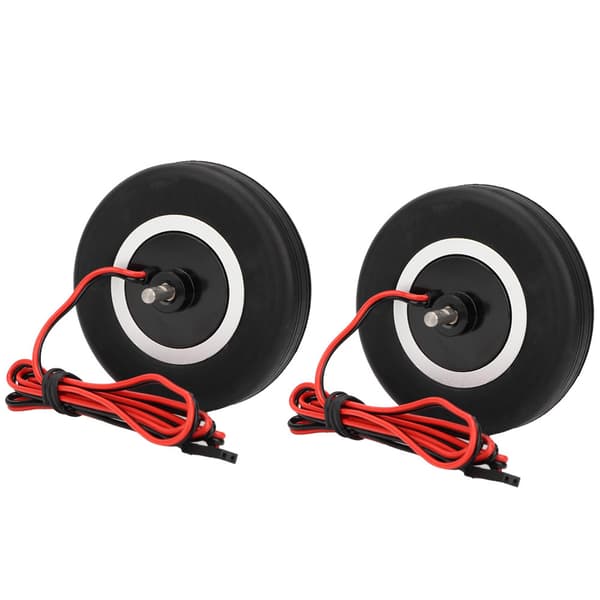 65 mm gummidæk hjulbremsesystem med 4 mm aksel til RC-fly