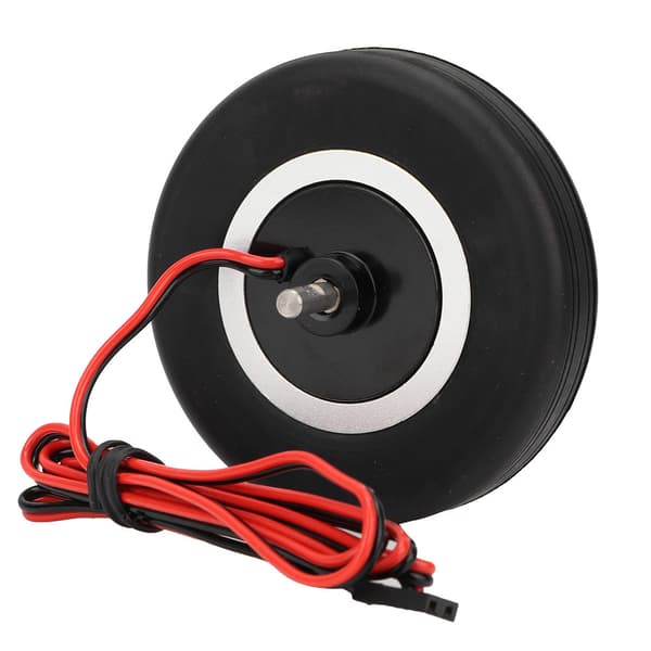 65 mm gummidæk hjulbremsesystem med 4 mm aksel til RC-fly