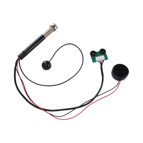 Gitarrpickup med mikrofon 2 installationer Hög känslighet Justerbar tonvolym Mikrofonpickup för akustisk gitarr Folkinstrument