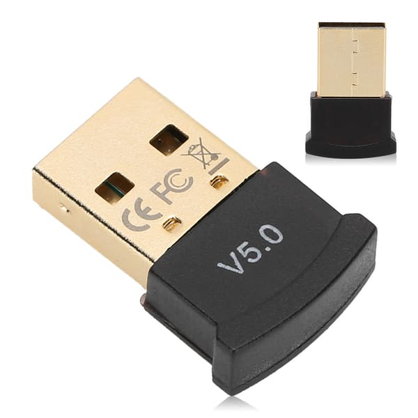 Bluetooth 5.0-modtager Trådløs USB Stereo Audioadapter Dual Mode Emitter Accepter til TV PC