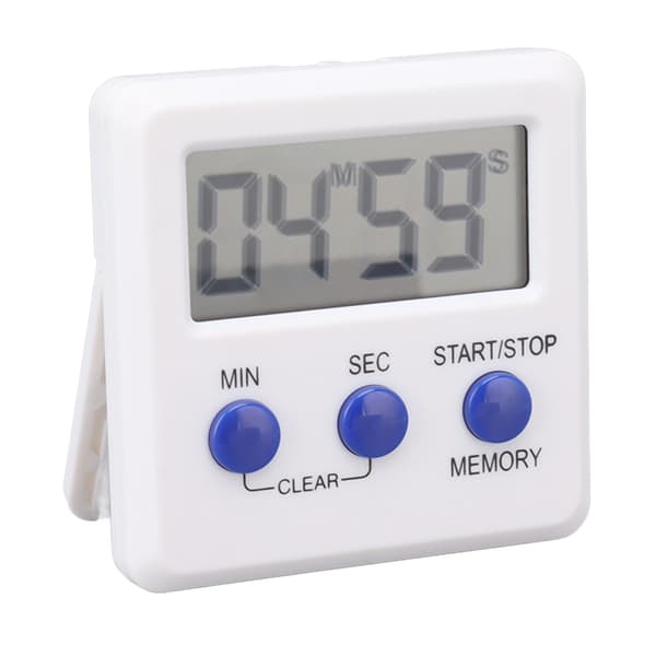 Digital Timer Inlärning Sport Elektronisk Timer Enkel Timer för Hem Kök Träning Lekstund