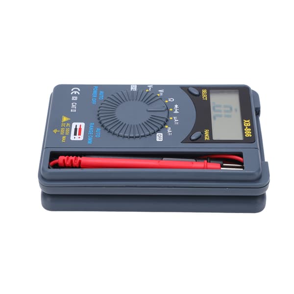 XB866 Digitalt Multimeter, Bærbart Lommevoltmeter, Høj Nøjagtighed, Bredt Område, Stort LCD-display