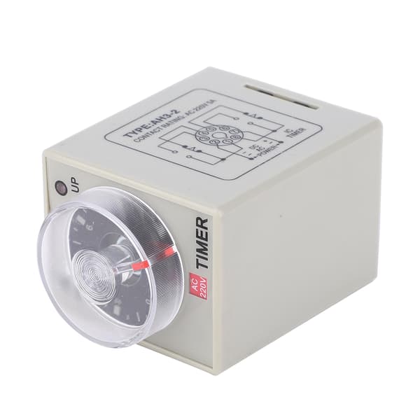 AH3-2 Mini Tidsrelæ Forsinkelsestimer Controller, AC 220V, til Autostyringssystemer
