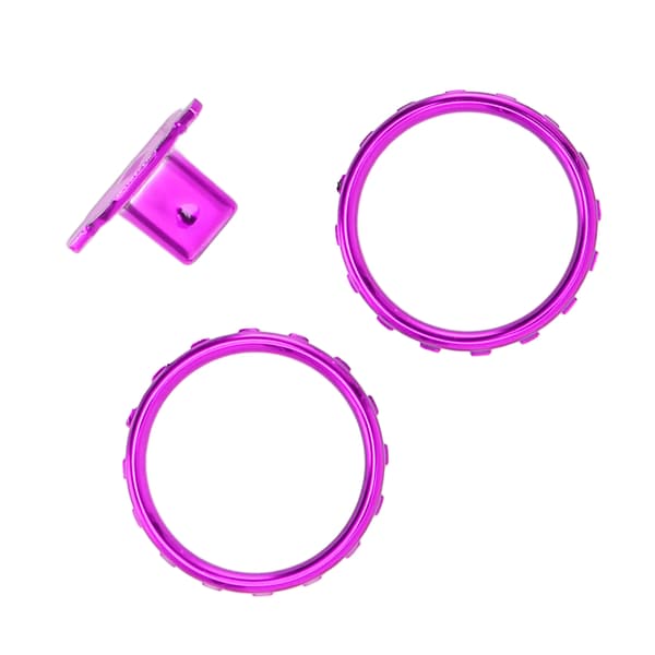 Dekorative accentringe til Xbox Elite Series 2 Controller Matte Chrome Switch Buttons Udskiftningsdele Lilla