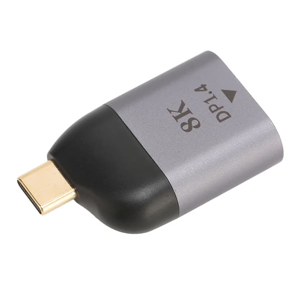 USB C til Display Port Adapter 8K 60Hz Høj Opløsning Kompakt Bærbar USB C til DP Adapter til Windows PC