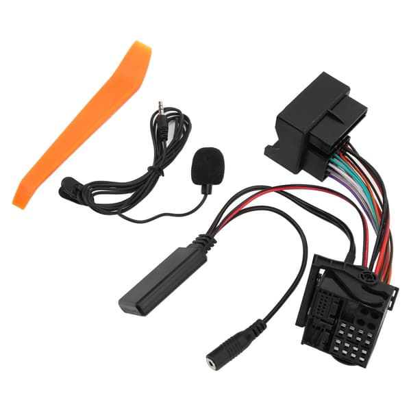 Bluetooth5.0 AUX IN Adapter 12-benet håndfri mikrofonudskiftning til OPEL CD30 Mp3 CDC40 CD70 DVD90