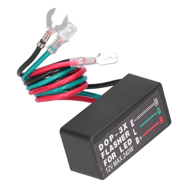 Bil 12V 20A LED Blinkersrelä DOP-3X Universell Motorcykel Indikator Blinkermodul
