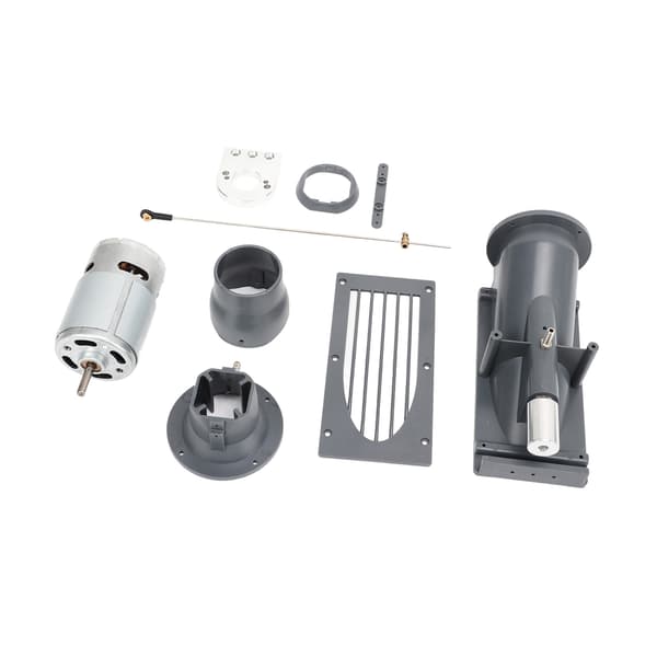 40 mm RC Båt Jetpump Thruster RC Båt Thruster Jetpump Set med 775 Borstad Motor Grå