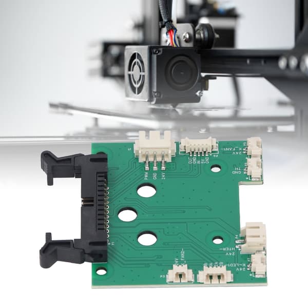3D-skrivare extruderadapterkort för SV07, PCB-konverteringsmodul med kabel