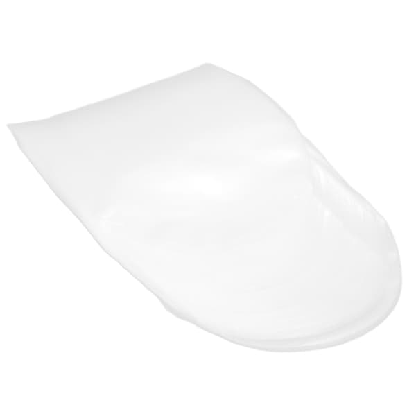 100 st CD/DVD innerfodral Transparent plasthylsa för 5-tums CD och DVD minilagring