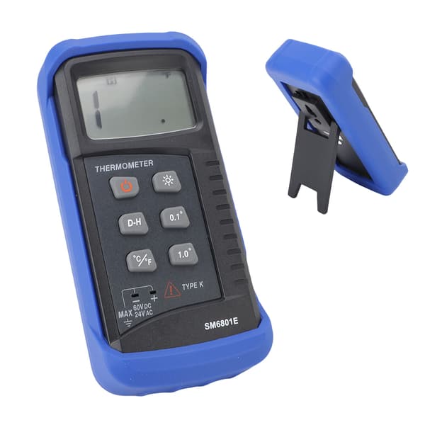 LCD Digital Termoelementtermometer Testare för Flytande Gas Fast, 4-Sond Kompatibel