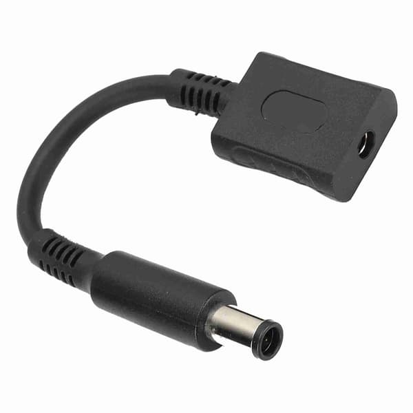 DC strømadapterstik 4,5 x 3 mm hun til 7,4 x 5,0 mm han, passer til Hp