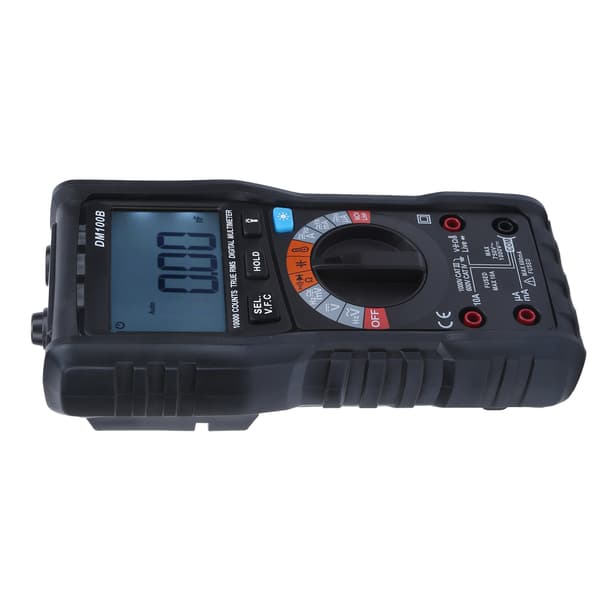 DM100B Digitalt Multimeter LCD Baggrundsbelyst Voltmeter Industrielt Testsæt Nøjagtig Tester