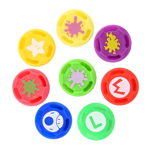 8 STK. Erstatning Silikone Analog Controller Joystick Tommelfingergreb Hætte Cover Til Switch PRO