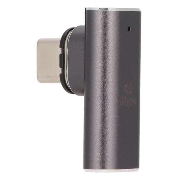 USB C Magnetisk Adapter Vendbart Design Aluminiumlegering Udseende 40 Gbps Overførselshastighed Type C Stik til Kontoralbue