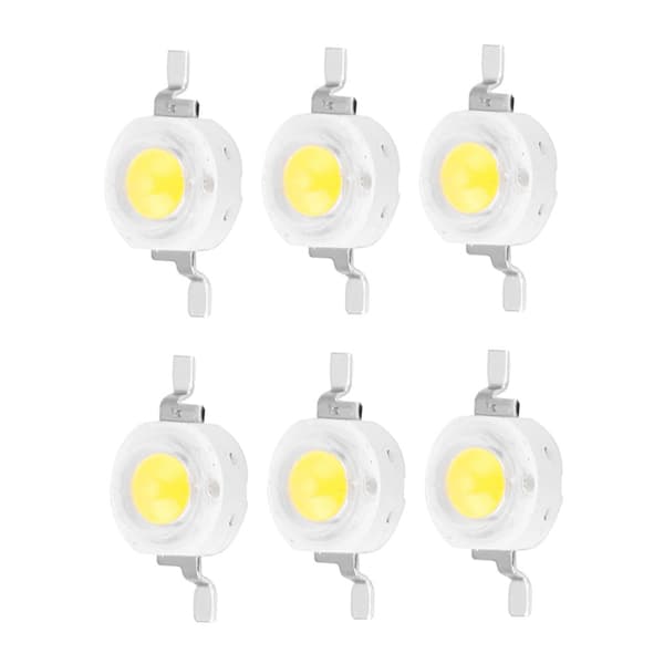 1W High Power LED-perler Lysdiode-chips SMD til DIY-belysningsarmaturer Hvid