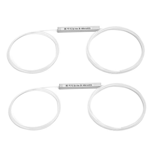 2 st PLC-splitter bar fiber utan kontakt Enkelläge Strömhantering Datorkringutrustning (1 x 2)