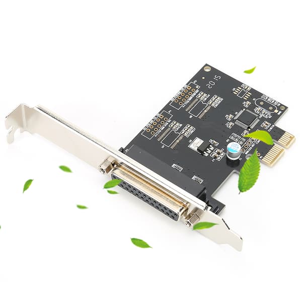PCIE til parallelportkort Printport LPT PCI-E LPT printerkortadapter DB25