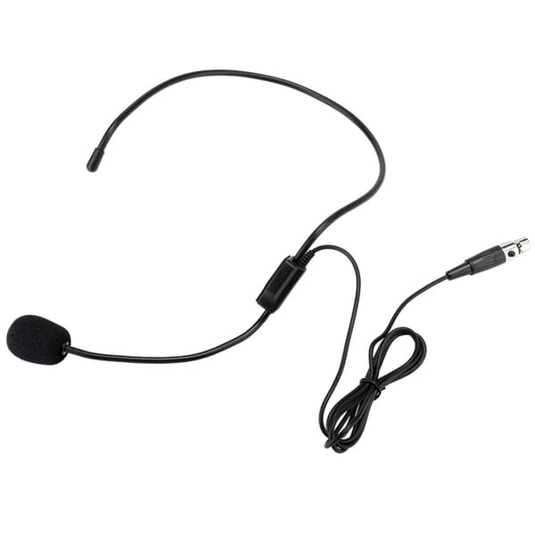 Mini XLR 3 ben TA3F stik Professionel trådløs hovedbåren mikrofon headset