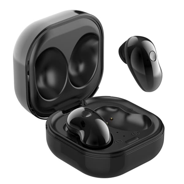 S6 PLUS TWS Bluetooth 5.1 Høretelefon LED Farveskærm Trådløst Headset Ørepropper med Mikrofon Sort