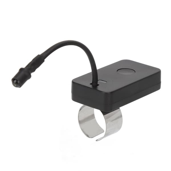 LED ørepindslampe Multifunktion 3 hastigheder USB genopladelig ørepindslampe til ørerensning Sort