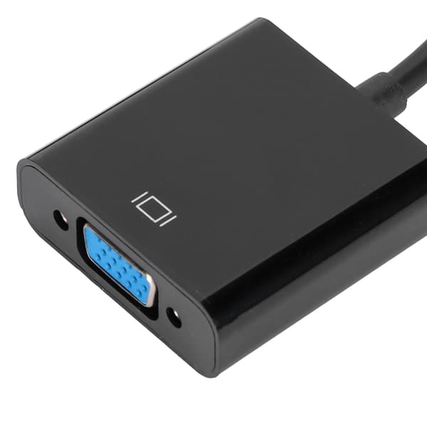 High-Definition Multimedia Interface til VGA-adapter 1080P HD bærbar ABS-konverter