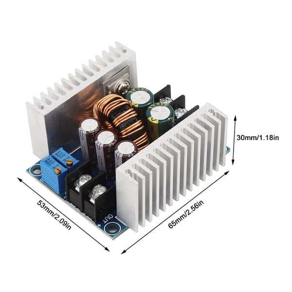 DC 20A Step Down Converter Modul LED Driver, Justerbar Spænding Strøm, Bilopladningsstrømforsyning
