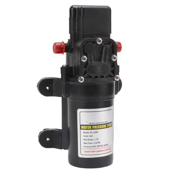 Vattentrycksmembranpump Självsugande Membranpump Högtrycksvattenpump för Utomhusbruk RL 2402 24V
