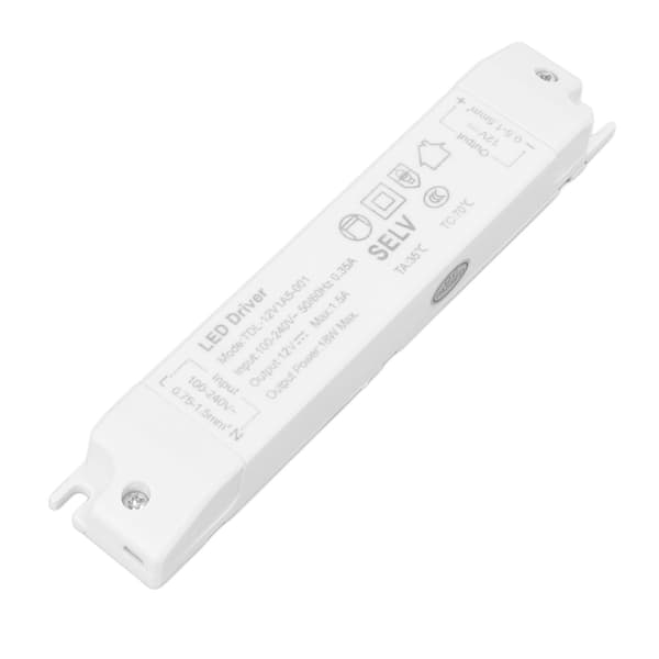 18W LED Transformer Driver DC12V 1.5A ABS Multi-beskyttelse LED Strømforsyning til Hjem AC100-240V