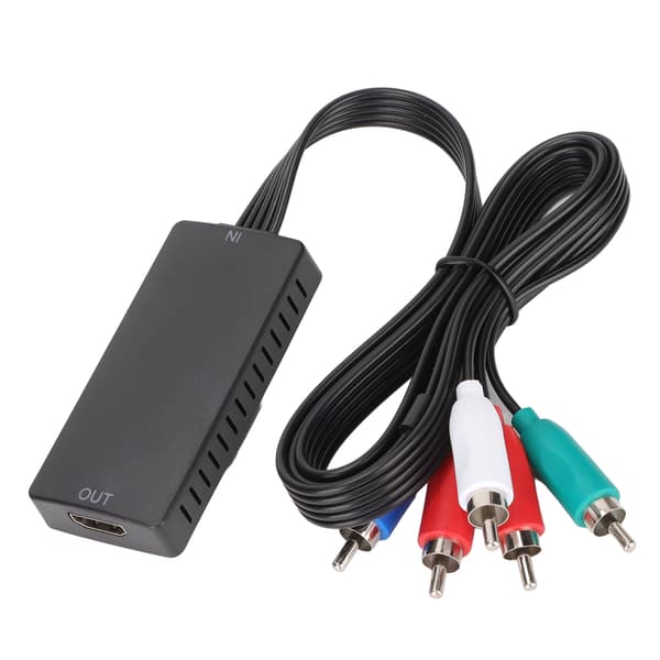 YPbPr til HD Multimedia Interface Adapter Komponent 1080P AV Konverter til DVD HDTV Skærm