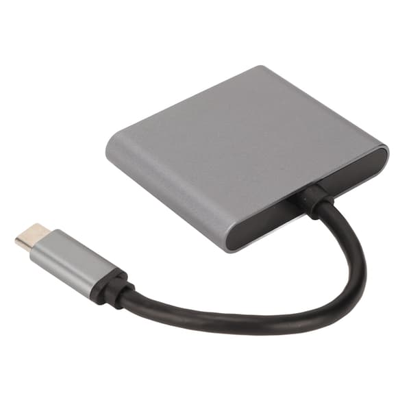USB C till HD Multimedia Interface Hub stöder 4K 60HZ USB C till dubbel HD Multimedia Interface-adapter