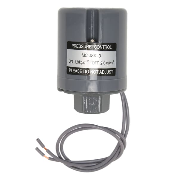 Justerbar rund automatisk vattenpump tryckströmbrytare styrenhet 1,8-2,6 bar