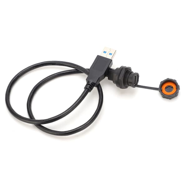 Vandtæt USB-C hun til USB 3.0 han kabelstik IP68 0,5m E10TPCBFF/U3AM