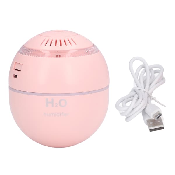 DC 5V/1A 120ML USB Luftfuktare 2 Växeljustering Aromaterapi Eterisk Oljediffusor Rosa
