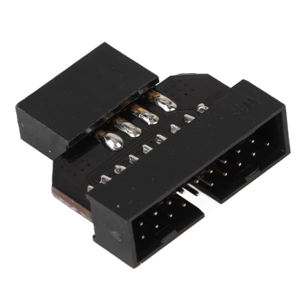 USB Moderkortsdelare Moderkort USB2.0 9-stift till USB3.0 19-stift Frontpanel Hankontakt Omvandlingsadapter