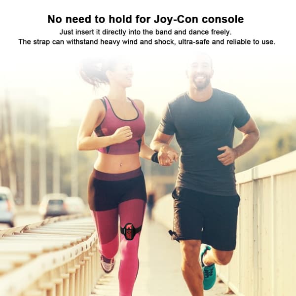 2 STK Bærbare Justerbare Sports Danse Benstropper til Switch Joy Con Konsol Tilbehør