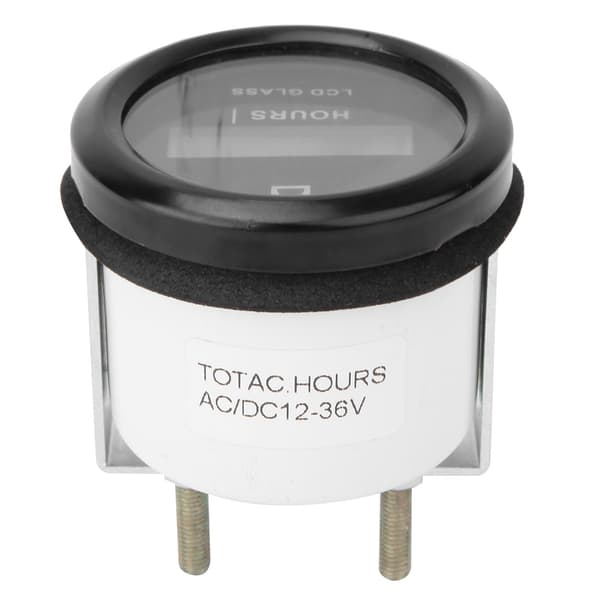 Digital LCD-timräknare för generator och maskiner, 0-999999.99H, motortimer