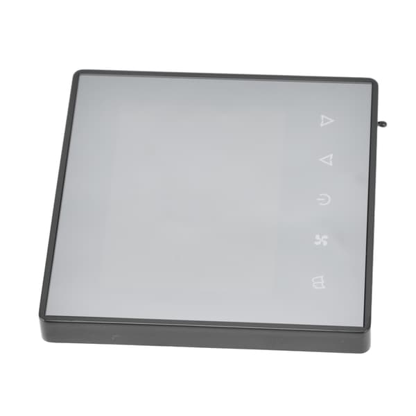 Digital Termostat LCD-skærm Touchscreen Smart Aircondition Temperaturregulator til Hjem Hotel AC220V Sort