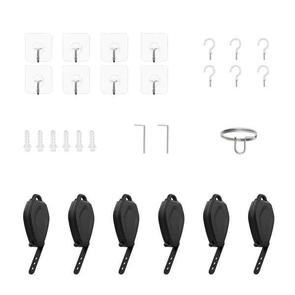 6 stk. VR-kabelstyring VR-kabelstyring til Quest 2 til Rift til Rift S til Valve Index til HTC Vive til HP Reverb G2 til PSVR Link-kabel