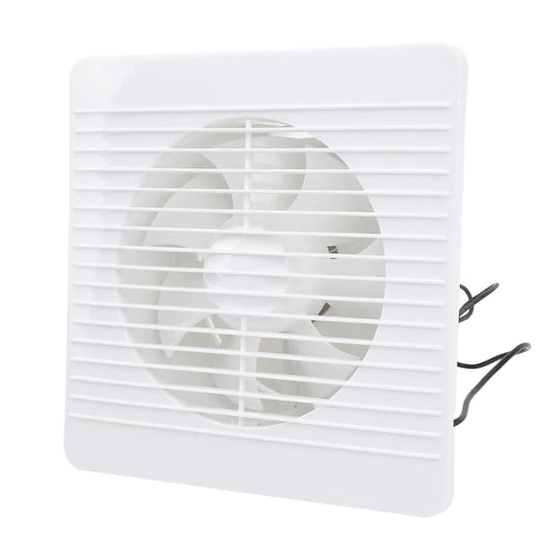 Soldrevet ventilator opretholder luftcirkulation 6 vinger 15W solpanel udsugningsventilator til hønsehuse drivhuse 8 tommer