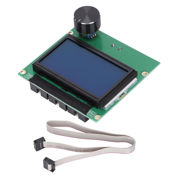 3D Printer Display 12864 LCD-skærm Intelligent kontrolkort Printertilbehør til CR 10S til Ender 3