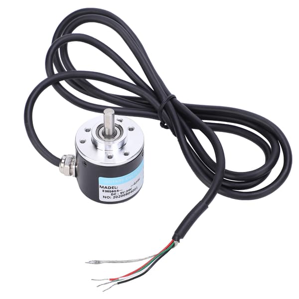 Rotary Encoder 5-24V DC AB 2-faset inkrementel solid aksel, 1000P/R til automation og kontorudstyr
