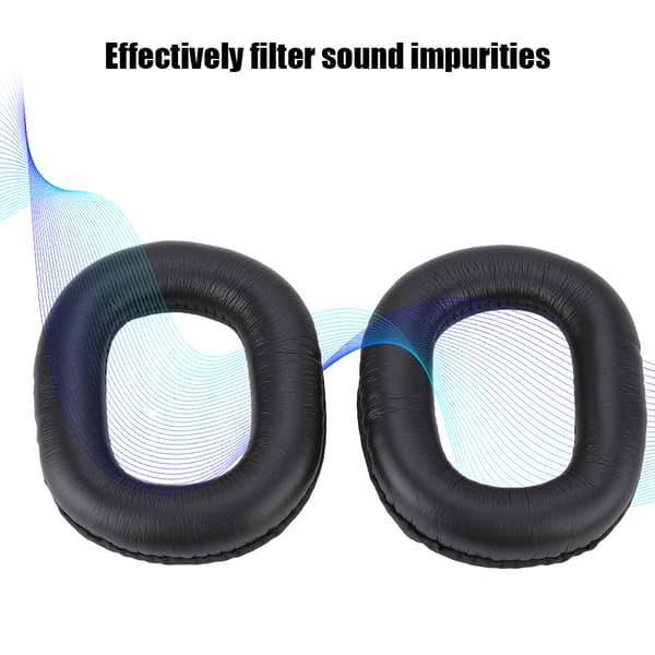 Erstatnings ørepuder Svamp Pude Headset Cover Passer til Panasonic Rp hTX7 HTX7A HTX9