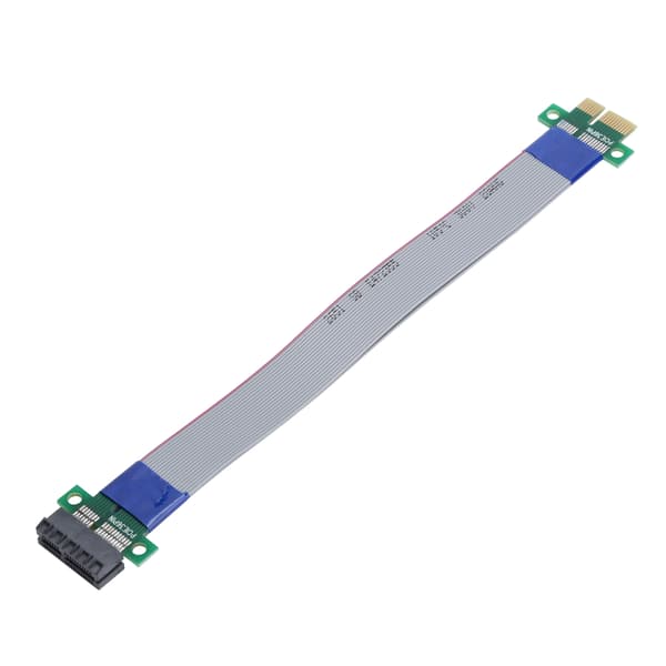 PCIE förlängningskabel 1X Riser Card Extender DoubleSpeed MaletoFemale Adapter Ribbon EP051