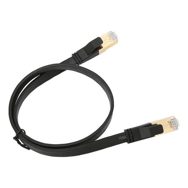 Cat 8 Ethernetkabel 40 Gbps 2000 Mhz RJ45 Han-interface 0,5 meter/19,7 tommer Ethernetkabel til PS5 til Router