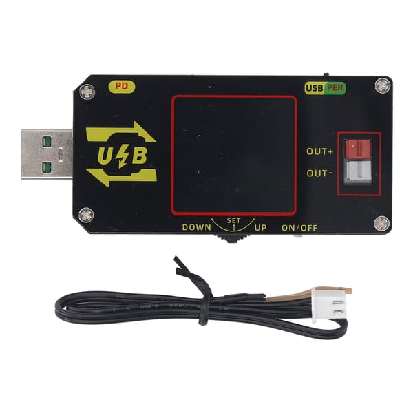 USB3.0 Tester, 1.44\" LCD Display Spænding & Strømmåler, Hurtig Opladningskapacitetsanalysator